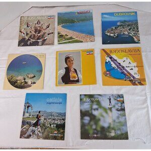 Yugoslavia Tourist Brochures Lot of 8 VTG 70s-80s Centje Dubrovnk Montenegro GUC